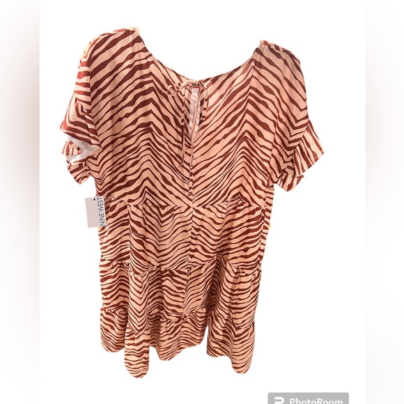 NWT Nine West Zebra Print Dress - Picture 2 of 2